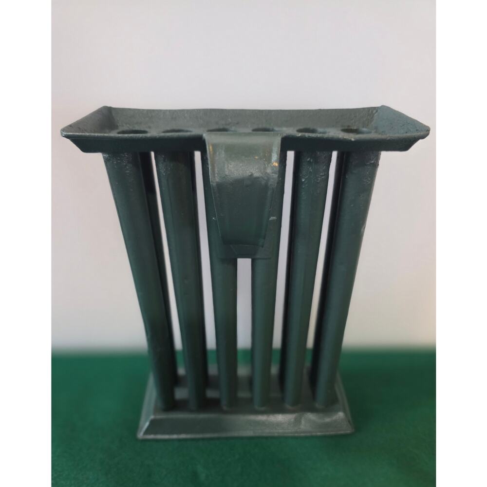 Antique Country Primitive Tin 12-Candle Wax Mold
